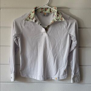 Aubrion Girls Equestrian Long Sleeve Shirt